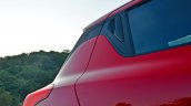 2018 Maruti Swift test drive review rear door handle