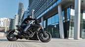 Ducati Diavel Carbon press right side action