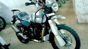 Royal Enfield Himalayan Camo variant spied front right quarter