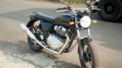 Royal Enfield Interceptor INT 650 spied after unveil front right quarter
