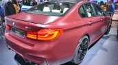 2018 BMW M5 First Edition rear three quarters