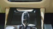 2018 BMW X3 gearshift lever at Auto Expo 2018