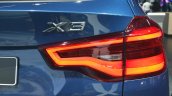 2018 BMW X3 tail lamp at Auto Expo 2018