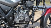 2018 Bajaj Discover 110 engine right side first ride review