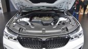 BMW 6 Series Gran Turismo engine bay at Auto Expo 2018