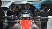 BMW G 310 GS cockpit at 2018 Auto Expo