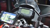 BMW G 310 GS instrument cluster at 2018 Auto Expo