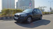 BMW X1 M Sport review front angle motion shot