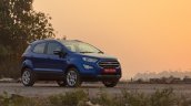 Ford EcoSport Petrol AT review front angle far