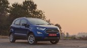 Ford EcoSport Petrol AT review front angle view