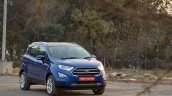 Ford EcoSport Petrol AT review front three quarter