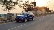 Ford EcoSport Petrol AT review front three quarters motion shot