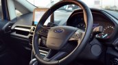 Ford EcoSport Petrol AT review steering wheel