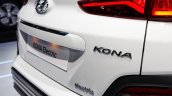 Hyundai Kona Electric tailgate at 2018 Geneva Motor Show