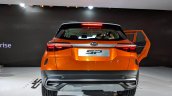 Kia SP Concept rear at Auto Expo 2018