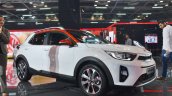 Kia Stonic front three quarters at Auto Expo 2018