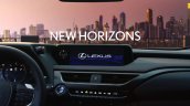 Lexus UX infotainment system display