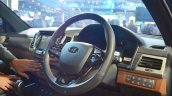 Mahindra Rexton dashboard side view at Auto Expo 2018