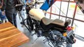 Royal Enfield Thunderbird 350X White with accessories rear left quarter India launch