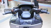 Suzuki Burgman 650 cockpit at 2018 Auto Expo