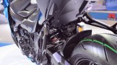 Suzuki GSX-S750 rear suspension at 2018 Auto Expo