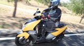 TVS Ntorq 125 left side action first ride review
