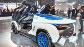 Tamo Racemo± EV rear three quarters left side at Auto Expo 2018