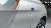 Tata Tigor EV EV fender badge at Auto Expo 2018