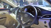 Toyota Yaris dashboard side view at Auto Expo 2018
