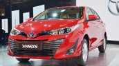 Toyota Yaris front three quarters left side at Auto Expo 2018