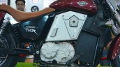 UM Renegade Thor right side battery panel at 2018 Auto Expo