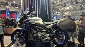 Yamaha MT-09 Tracer left side at 2018 Auto Expo