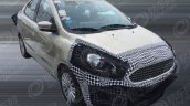 2018 Ford Aspire (facelift) front three quarters spy shot
