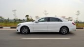 2018 Mercedes-Benz S-Class review test drive side action shot
