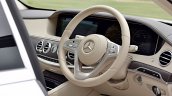 2018 Mercedes-Benz S-Class review test drive steering wheel