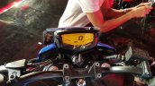 2018 TVS Apache RTR 160 4V India launch Blue instrument cluster