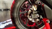 2018 TVS Apache RTR 160 4V India launch Red rear brake