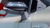 2018 Toyota Auris Hybrid Hybrid fender badge at the 2018 Geneva Motor Show