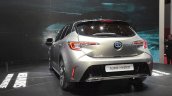 2018 Toyota Auris Hybrid rear at the 2018 Geneva Motor Show