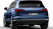 2018 VW Touareg rear three quarters