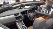 Range Rover Evoque convertible dashboard left side view