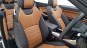 Range Rover Evoque convertible front seats