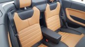 Range Rover Evoque convertible rear seats