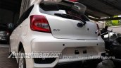 2018 Datsun Go (facelift) rear three quarters spy shot