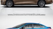 2018 Ford Focus Sedan vs 2014 Ford Focus Sedan profile