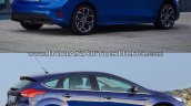 2018 Ford Focus vs 2014 Ford Focus right side