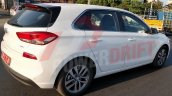 2018 Hyundai i30 spotted testing in India rear angle