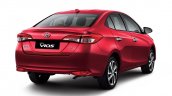 2018 Toyota Vios (Toyota Yaris sedan) rear three quarters