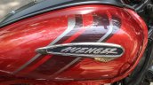 Bajaj Avenger 180 Street test ride review tank logo
