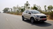 Ford Freestyle review front three quarters motion shot